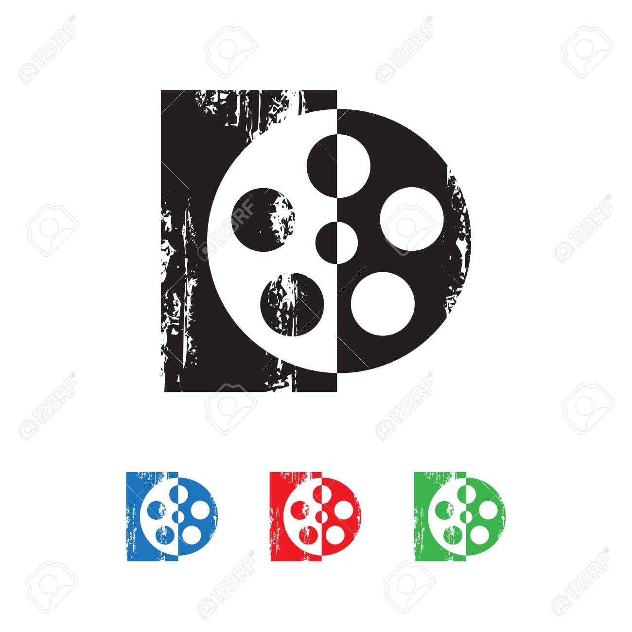 pics Film Reel Logo vectorstock