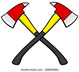 pix Fire Axe Clipart illustration of a fire axe isolated on white