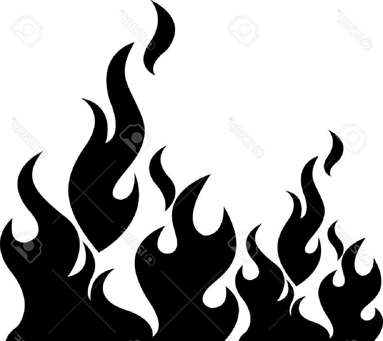 picture Flame Clipart Black And White flame clipart black and white fire