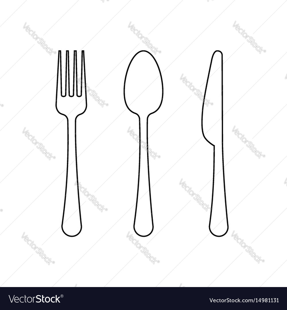 images Fork Picture Drawing spoon and fork sketch illustration