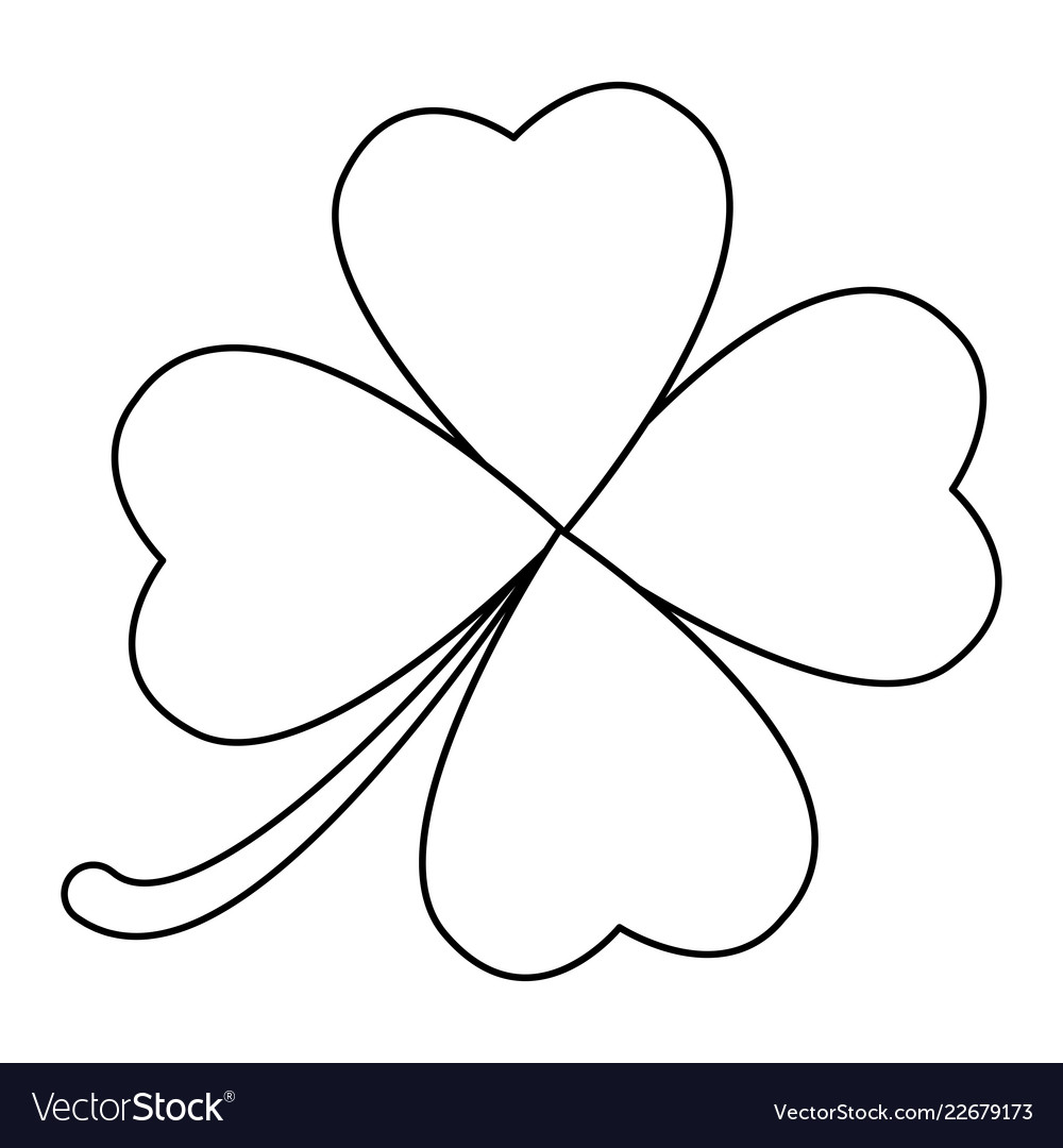 images Four Leaf Clover Black And White https depositphotos com 111584930 stock photo four leaf clover black on html