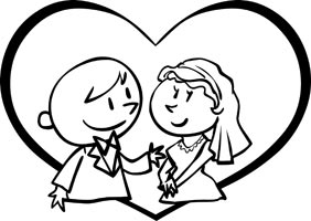 images Free Black And White Wedding Clipart Images clipart library