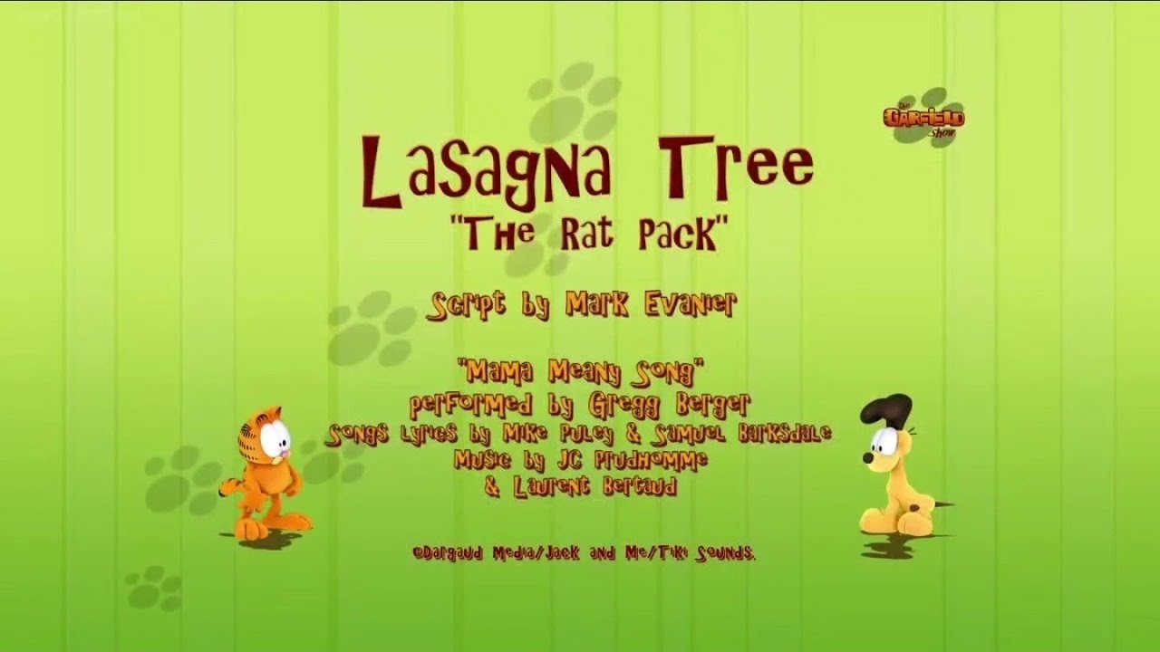 pics Garfield Lasagna Tree the garfield show ep182 the lasagna tree the rat pack part1