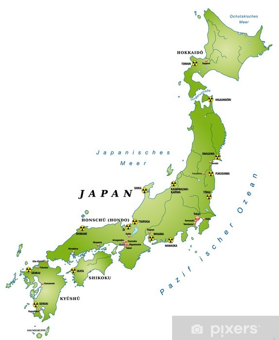 pic Giappone Cartina geografia del giappone