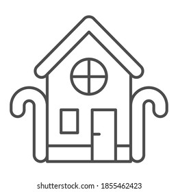 picture Gingerbread House Outline clipart library