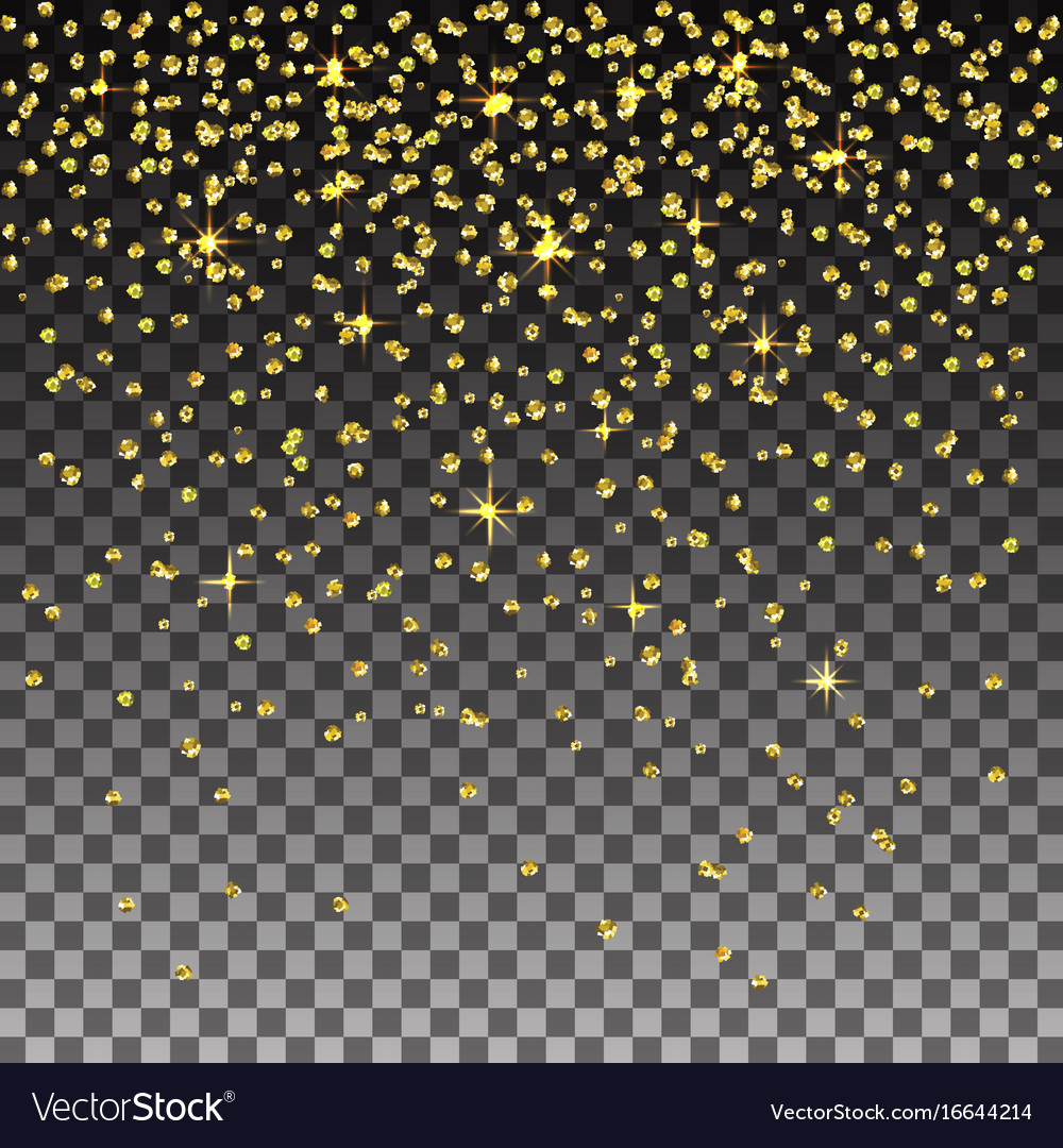 wallpapers Gold Glitter No Background vectorstock
