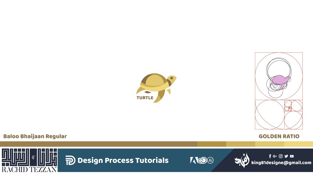 pics Golden Ratio Turtle logo with a golden ratio a turtle