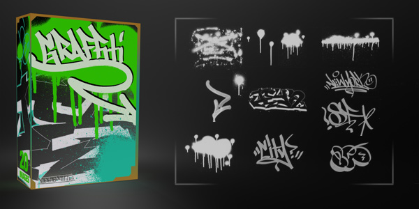 images Graffiti Brush Illustrator procreate graffiti kit graffiti