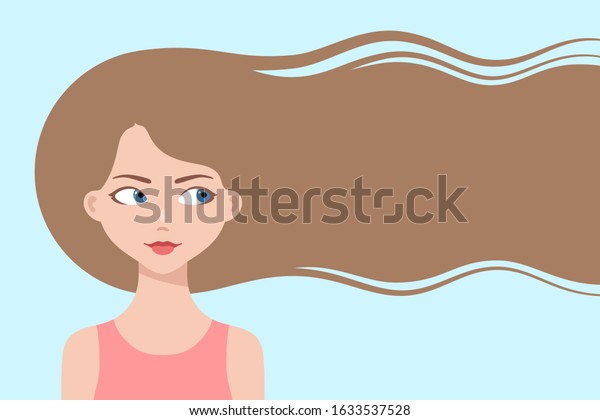 pix Healthy Hair Cartoon young man with strong beauty healthy hair strong healthy hair