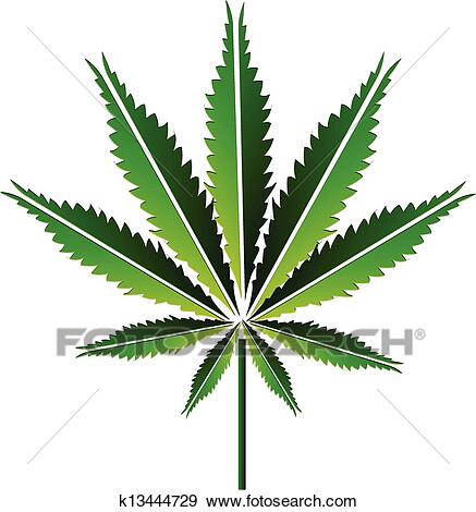 photo Hemp Leaf Clip Art free clipart