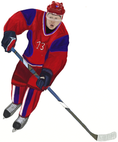 pics Hockey Player Drawing Easy drawingforall net
