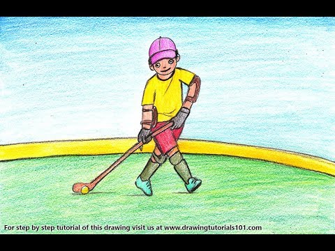 pics Hockey Player Drawing Easy drawingforall net