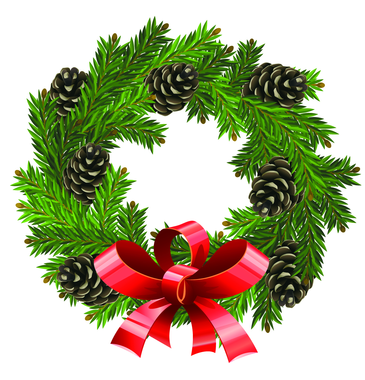 pic Holiday Wreath Clipart christmas wreath clipart watercolor winter clipart holiday etsy