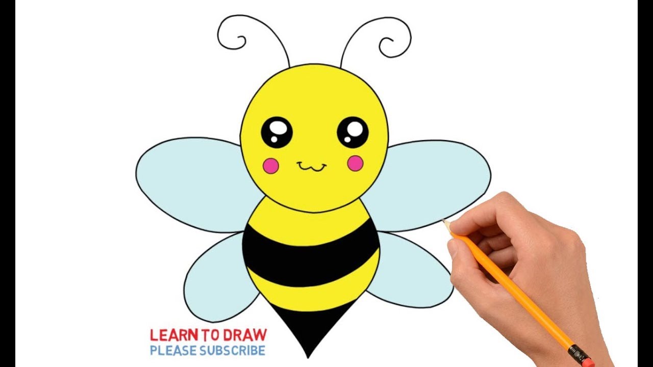 picture Honey Bee Images For Drawing https www alamy com drawing of honey bee hand sketch of insect black and white illustration image229743586 html