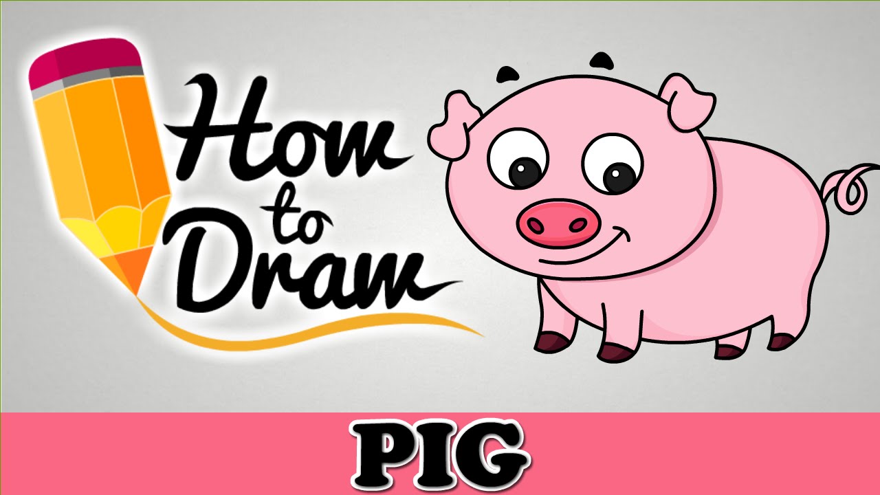 pic How To Make A Cartoon Pig beginners how to draw a cartoon pig very easy