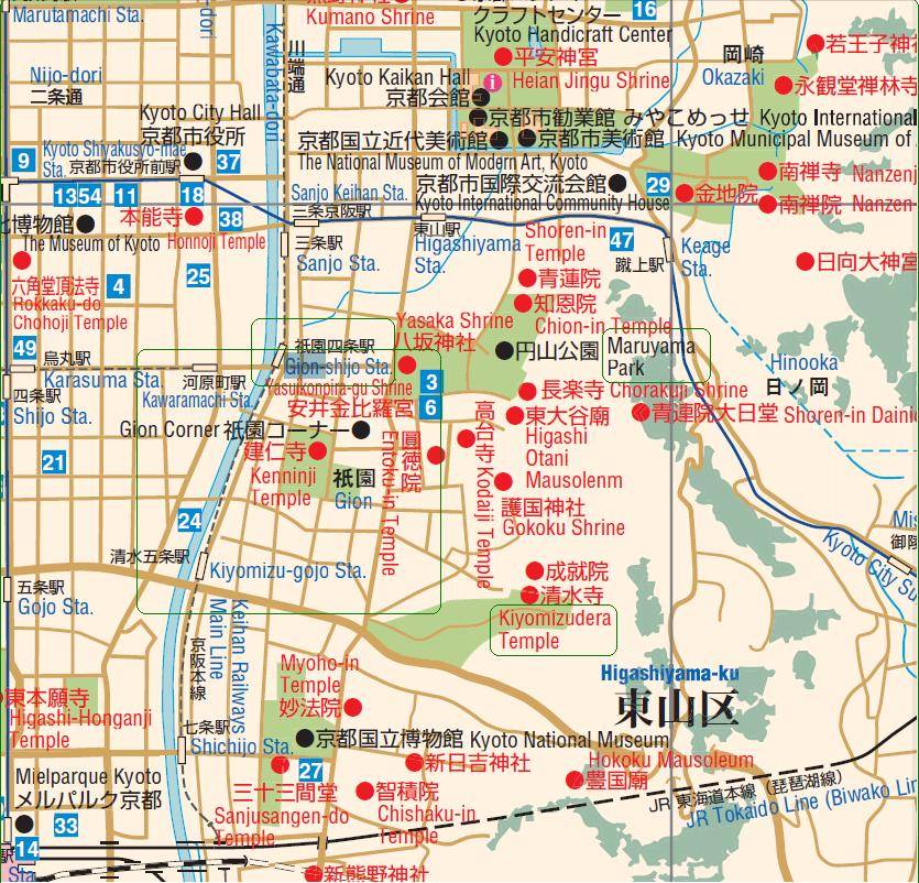 wallpapers Kyoto Map Download download kyoto maps youinjapan net