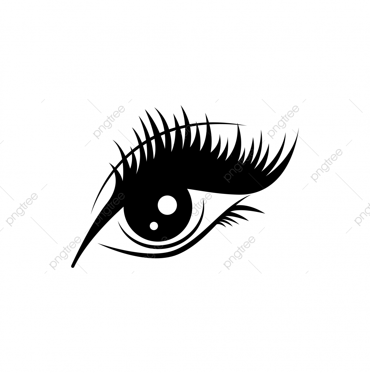 photo Lashes Icon Png eyelashes design template vector