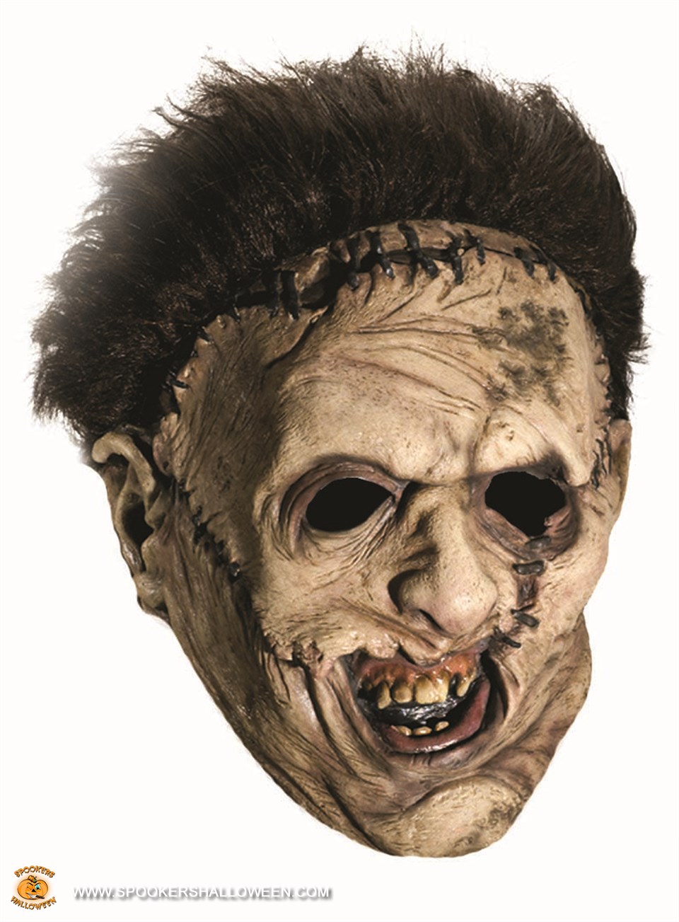 photo Leatherface Halloween Mask trick or treat studios the texas chainsaw massacre 3 leatherface halloween costume mask walmart com