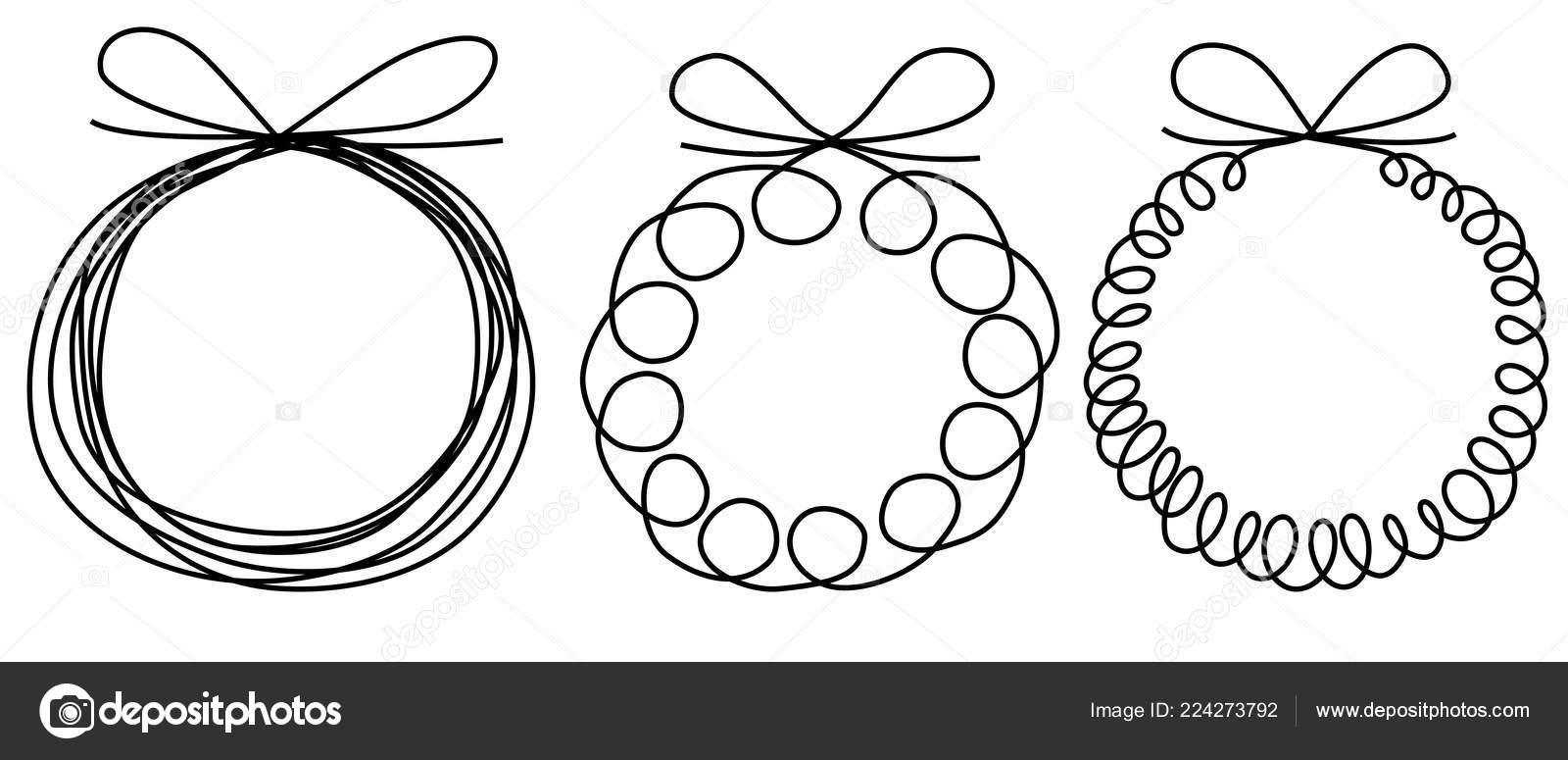 wallpapers Line Drawing Of Christmas Wreath https depositphotos com 224273792 stock illustration holiday one line drawing abstract html