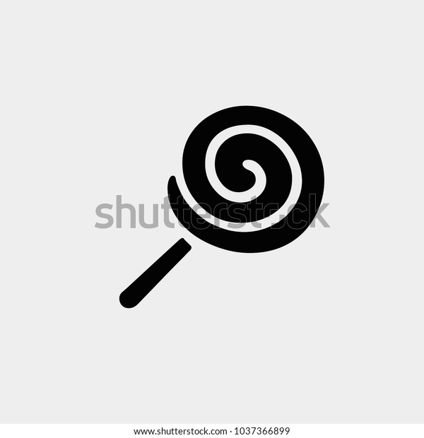 picture Lollipop Text Symbol lollipop simple icon symbol design template for vector image