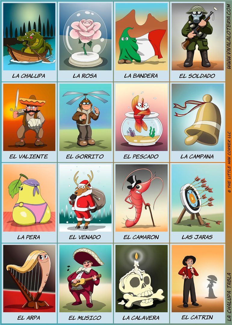 picture Loteria Clipart our colorful collection of loteria cards features the entire