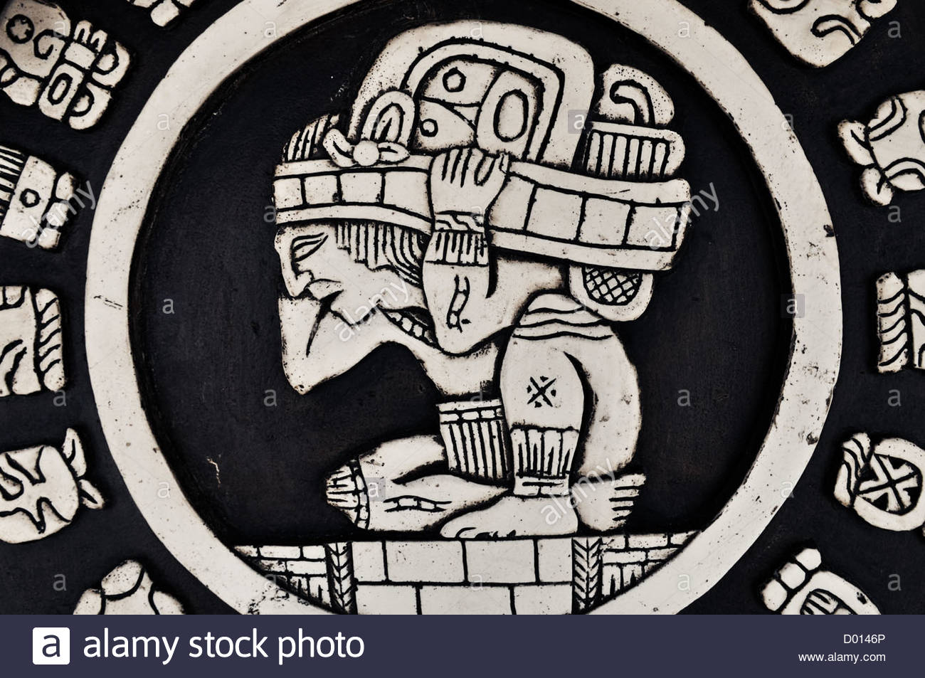 pix Mayan Warrior Symbol vectorstock
