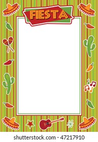 photo Mexican Fiesta Clip Art Borders cinco de mayo stationery letterhead