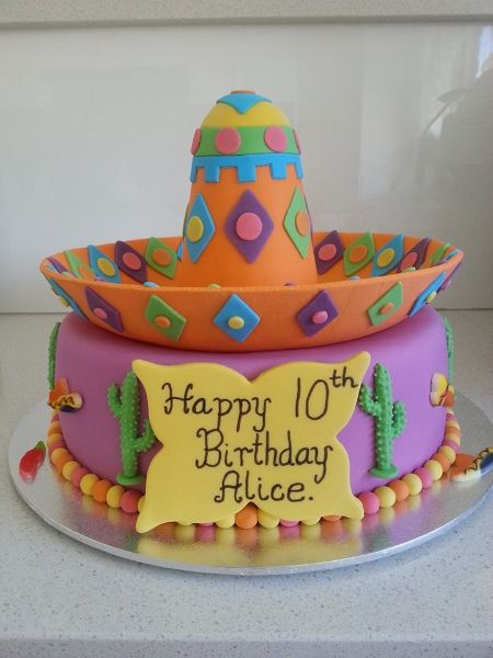 pic Mexican Hat Cake mexican hat cake tutorial veena azmanov
