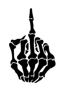 pix Middle Finger Stencil middle finger stencil for walls and crafts reusable stencils of a middle finger for painting in small large sizes made in usa