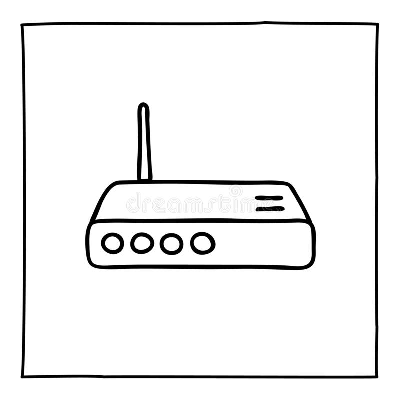 pix Modem Drawing dreamstime com