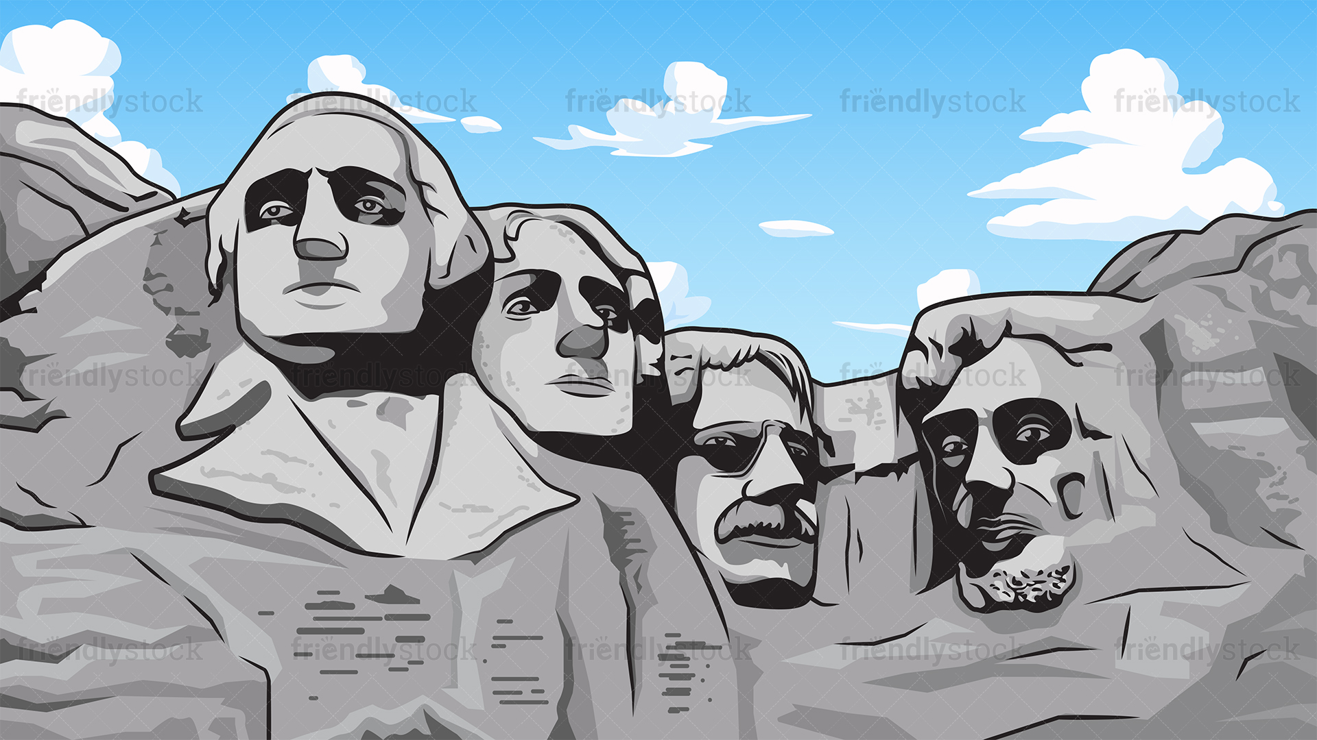 pic Mount Rushmore Cartoon the mount rushmore comics and cartoons