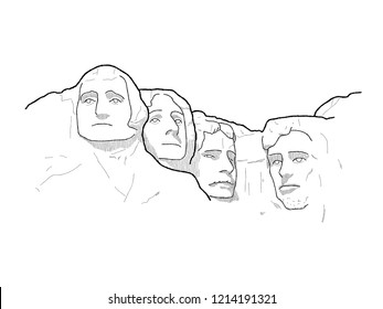 images Mount Rushmore Cartoon mount rushmore background cartoon vector clipart friendlystock
