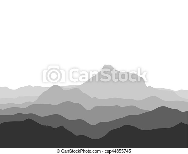 images Mountain Silhouette Black And White https depositphotos com 195504806 stock illustration set of black and white html