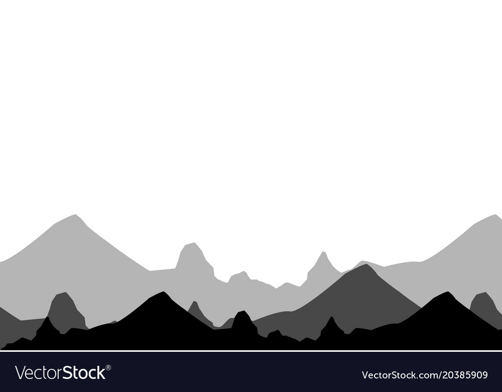 images Mountain Silhouette Black And White abstract vector landscape nature or outdoor mountain view silhouette stock illustration download image now istock