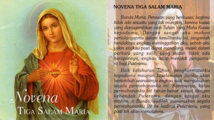 images Novena Tiga Salam Maria Adalah doa novena tiga salam maria