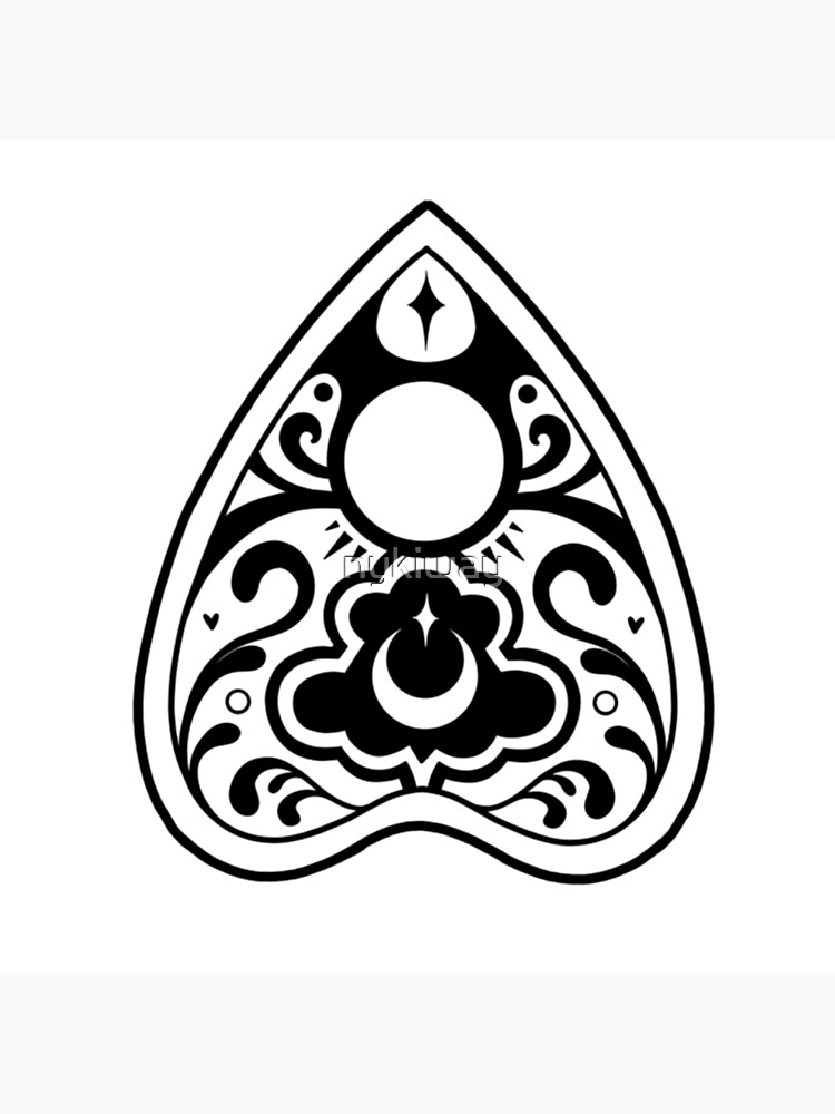 photo Ouija Board Planchette Drawing vectorstock