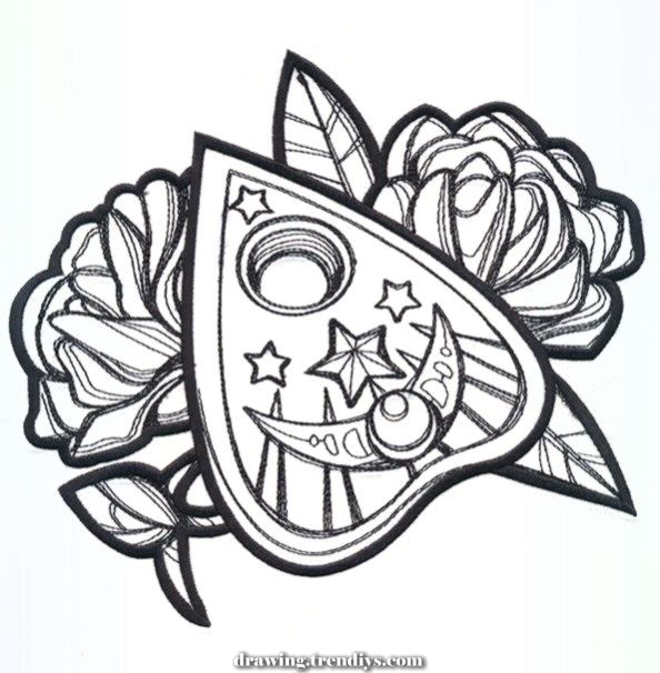 wallpapers Ouija Board Planchette Drawing redbubble