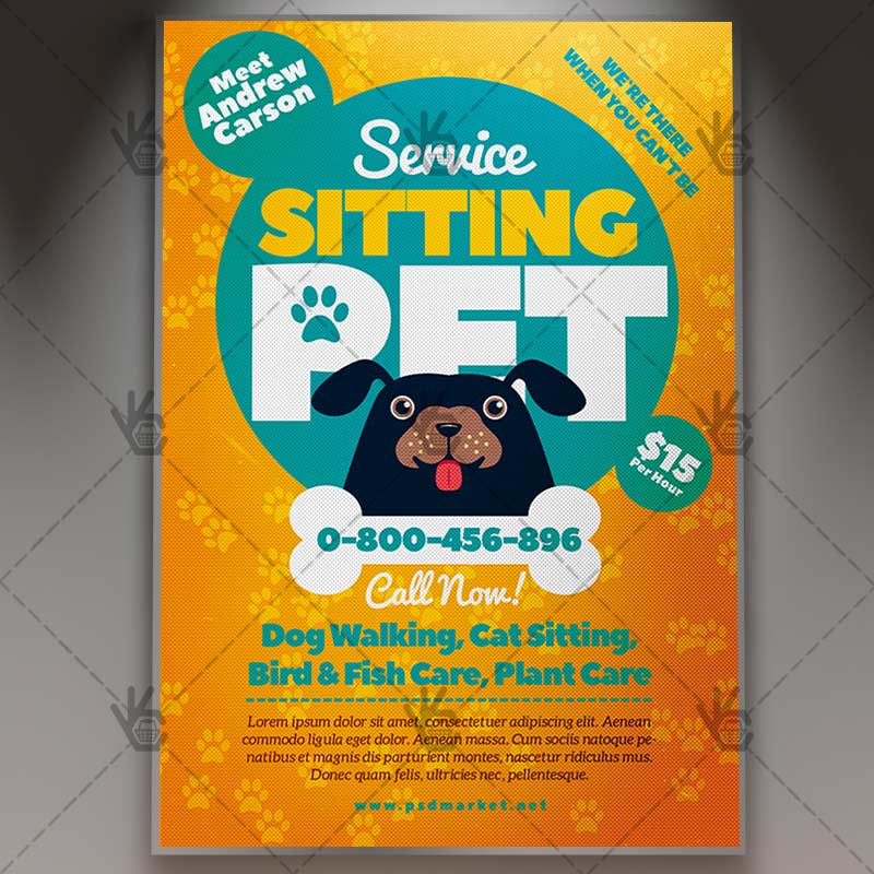 pic Pet Sitting Flyer Examples dog walking flyer pet sitting flyer