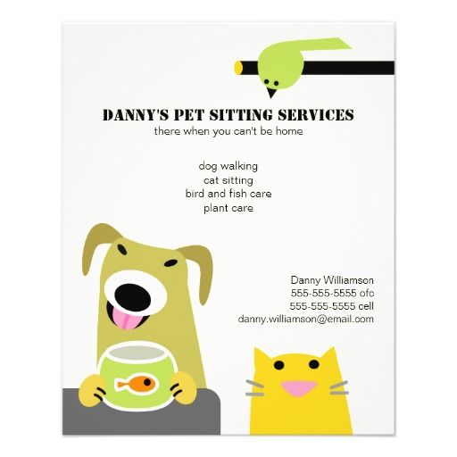 wallpapers Pet Sitting Flyer Examples green pet sitter promotional flyer zazzle com