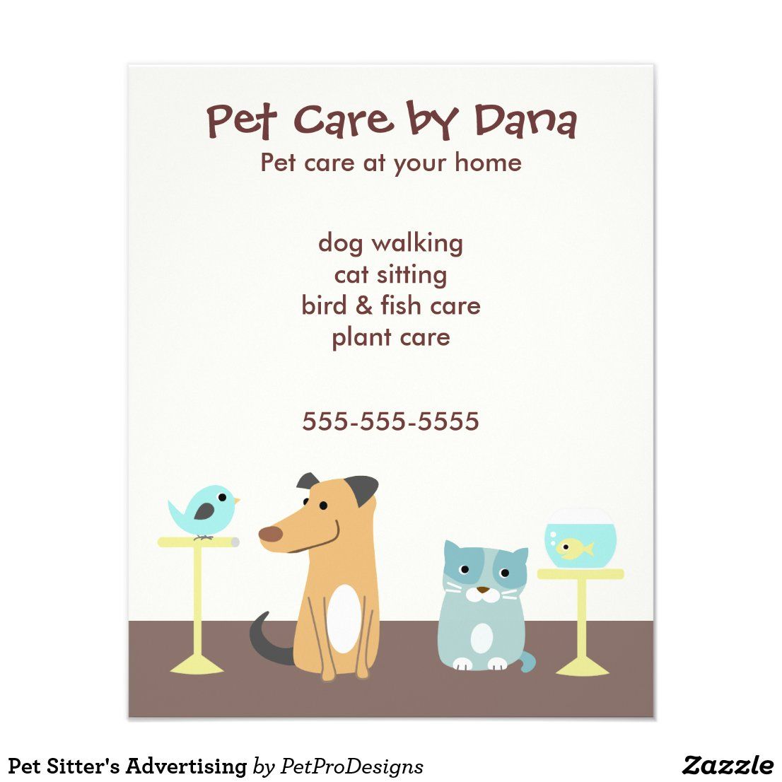photo Pet Sitting Flyer Examples pet sitting business flyer zazzle com