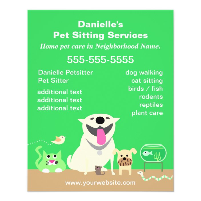 pics Pet Sitting Flyer Examples pet sitter flyer template postermywall
