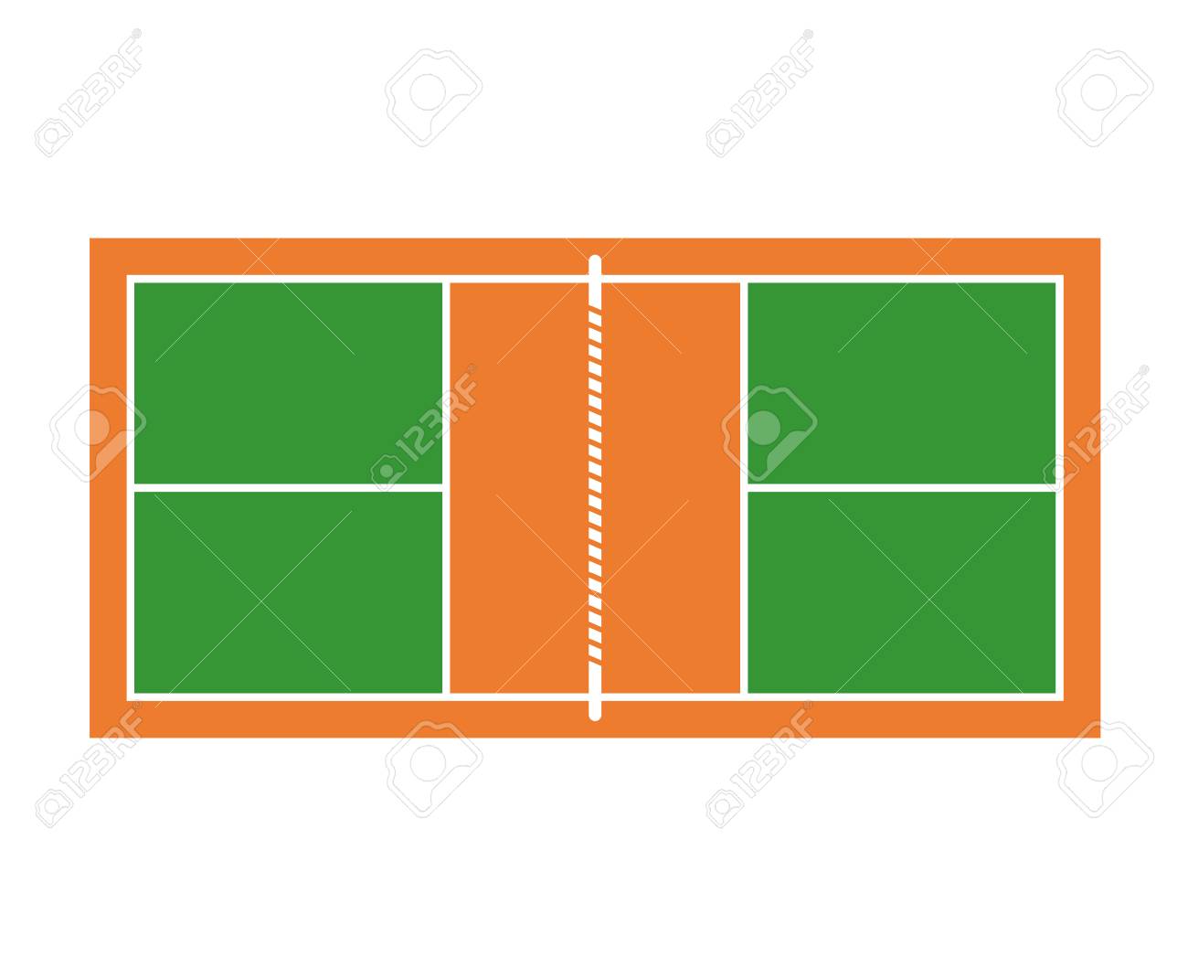 photo Pickleball Court Clipart royalty free vector pickleball paddle