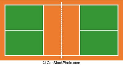 picture Pickleball Court Clipart 123rf