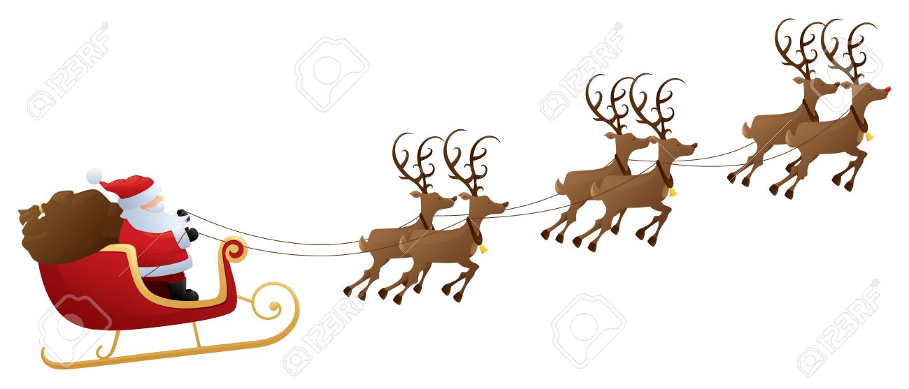 picture Picture Of Santas Sleigh And Reindeer 3d santa s sleigh reindeer model