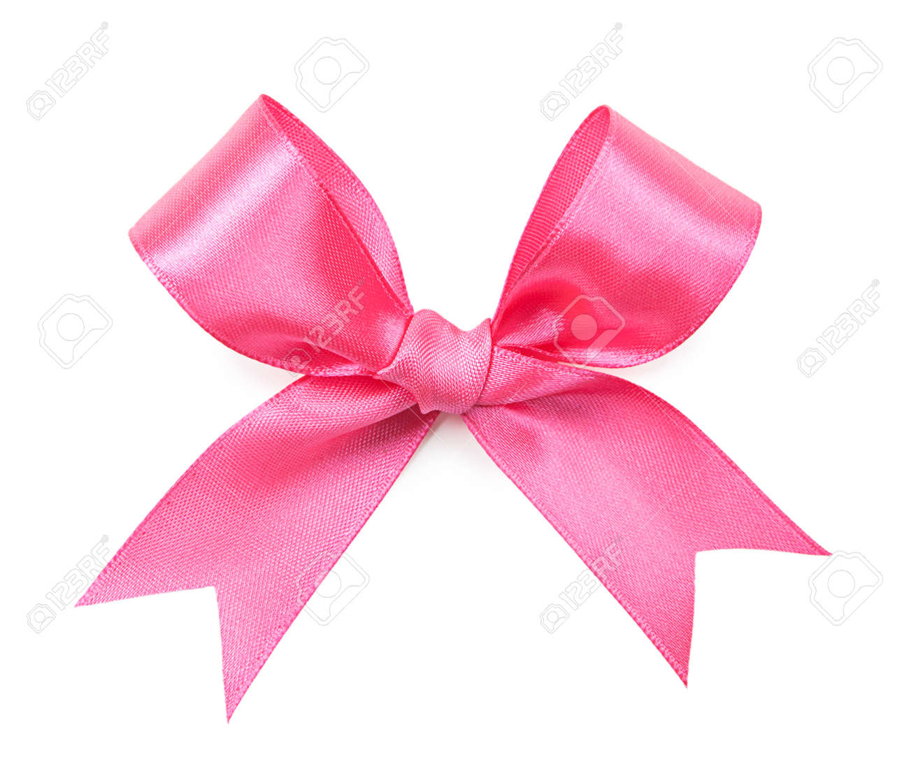 wallpapers Pink Bow White Background vectorstock
