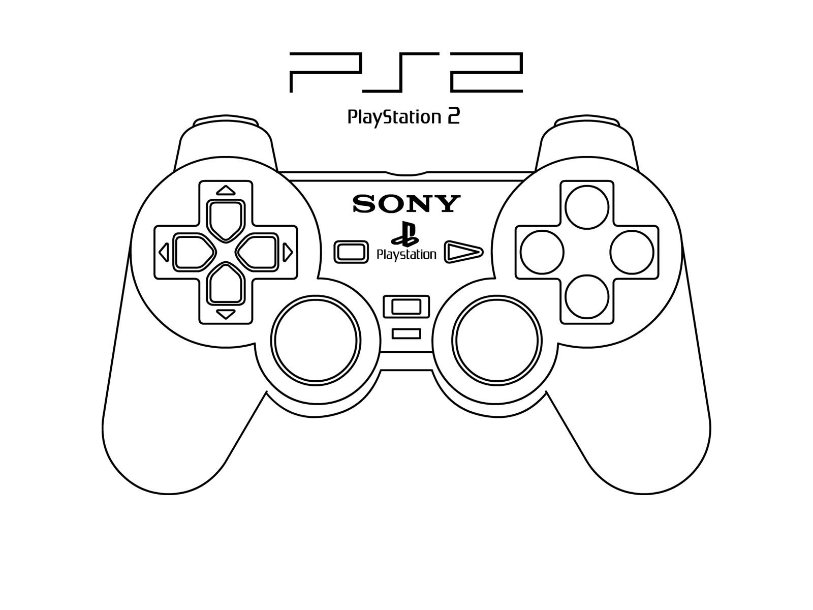 pics Ps2 Controller Drawing controller drawing at getdrawings free download