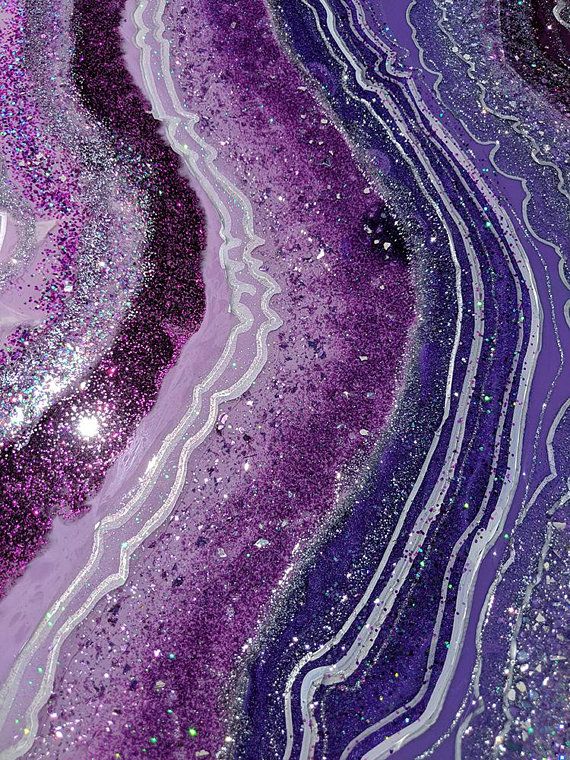 pics Purple Geode Wallpaper resin geode painting black purple