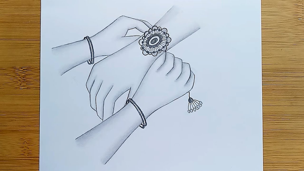 picture Raksha Bandhan Drawing Photo how to draw raksha bandhan for beginners with pencil sketch