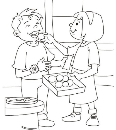pic Raksha Bandhan Drawing Photo how to draw raksha bandhan greeting drawing
