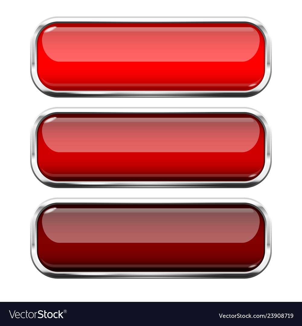 images Rectangle Red Button vectorstock